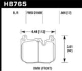 Hawk Performance HP+ Front Brake Pads HB765N.664 - 2017 BMW 440i, M2, M3, M4 with Black Calipers