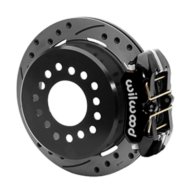 Wilwood FDPLP-DS Disc/Drum Rear Brake Kit 140-15604-D - 11.00in One-Piece Rotor, Small Ford 2.50in Offset