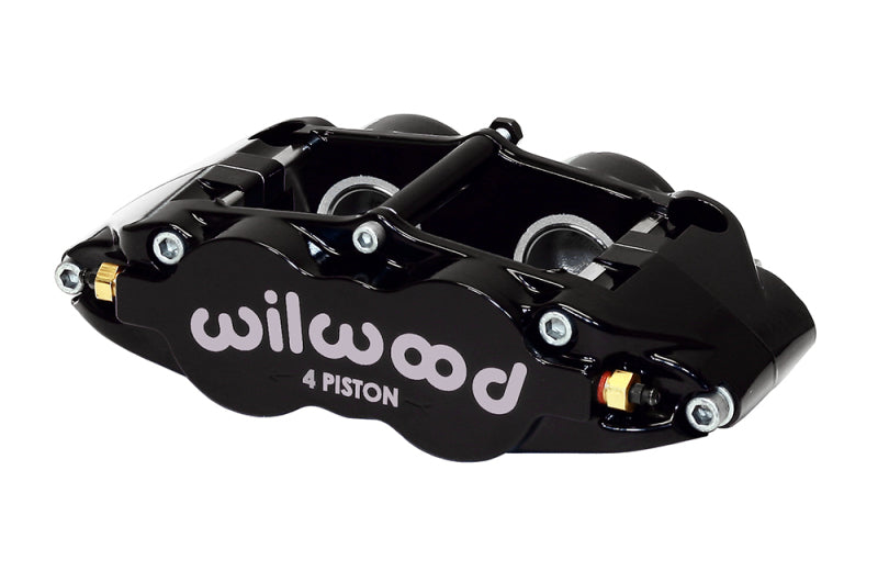 Wilwood Narrow Superlite 4R Radial-Mount Caliper 120-11784-BK - Black, 1.75/1.75 in Pistons, 1.10 in Disc