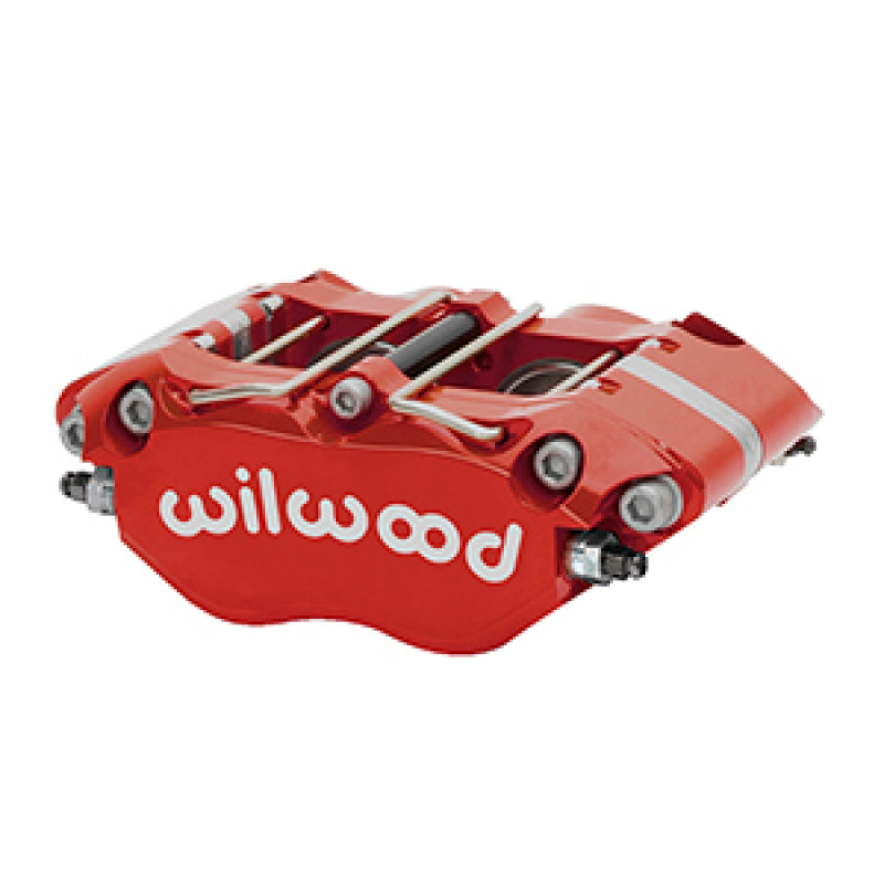 Wilwood MC4 Mechanical Parking Brake Caliper 120-17192-RD - Right Hand, 1.38in Bracket, .81in Disc, Red