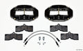 Wilwood 140-11857-BK D8-6 Front 6-Piston Caliper Kit Black with Braided Lines and Promatrix Pads - 1965-1982 Chevrolet Corvette