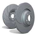 EBC GD7864 GD Sport Slotted and Drilled Rear Rotors - 2022 Nissan Rogue 1.5T