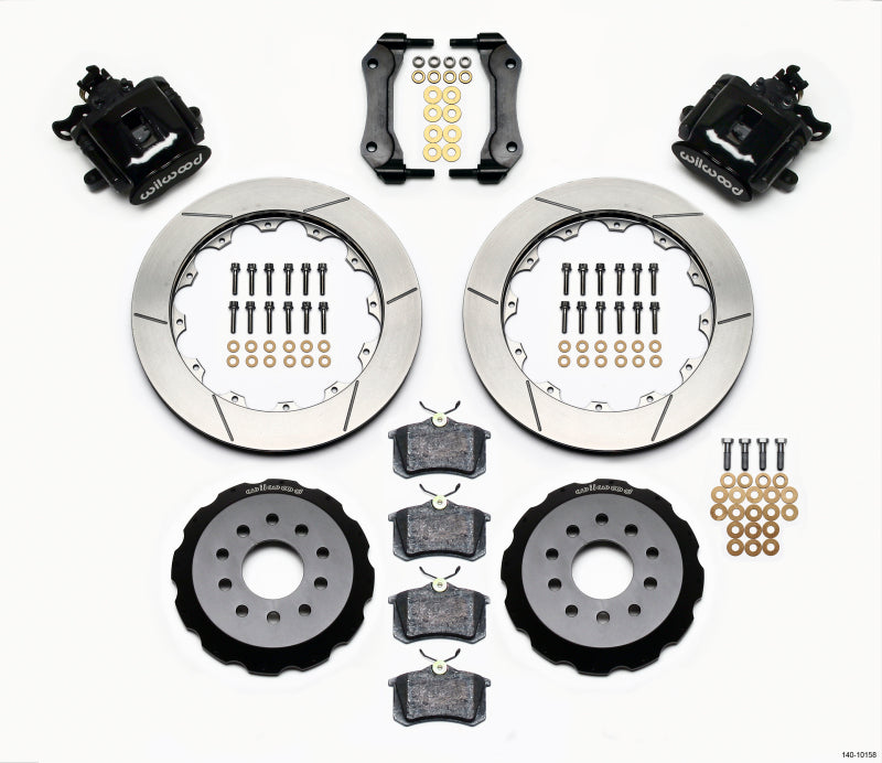 Wilwood 140-10158 Combination Parking Brake Rear Kit 12.88in - 1994-2004 Ford Mustang