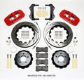Wilwood AERO6 Front Hat Big Brake Kit 140-14067-DR 14.25in Drilled Rotors Red with Lines - Dodge Challenger