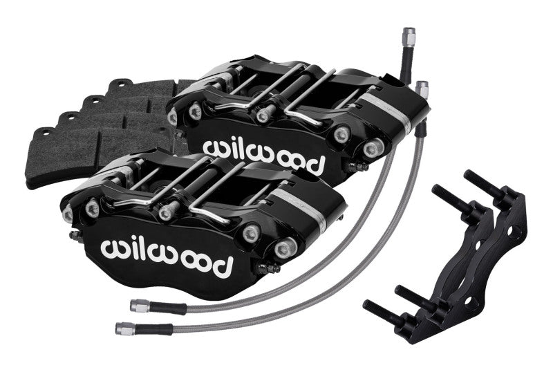 Wilwood Rear Dynapro Caliper Kit 3 in MT, Black - 1969-1983 Porsche 911 (140-16676)