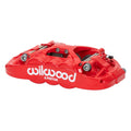 Wilwood XRS6R Caliper Left-Hand Red, 1.38/1.12/1.12 in Pistons, 1.10 in Rotor - 120-17208-RD