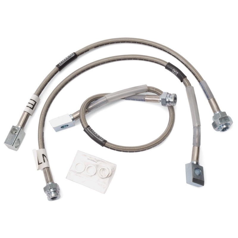 Russell Performance Stainless Braided Brake Line Kit 672370 - 1992-1998 Chevrolet / GMC K2500 Suburban 7200 GVW Non-Diesel