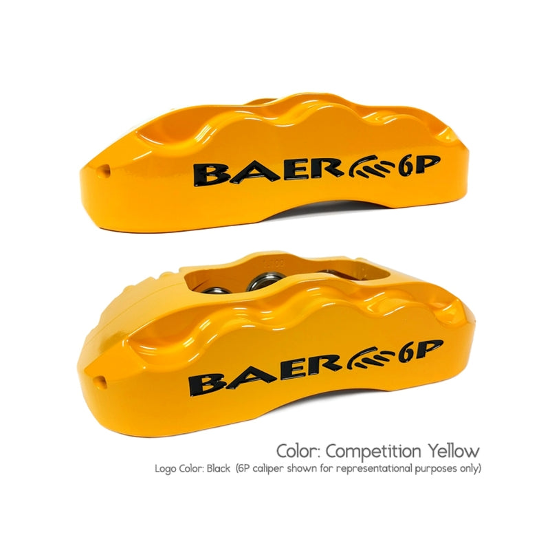 Baer Brakes Extreme+ Front Big Brake Kit 15in 6-Piston Slotted Drilled Rotors Comp Yellow - 2011-2018 Ram 1500