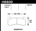 Hawk Performance HB800D.800 ER-1 Motorsports Brake Pads