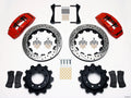 Wilwood TC6R Rear Big Brake Kit 16.00in Drilled Rotors Red - GM 2500 HD 1999-2010, 4.84 Center (140-9406-DR)