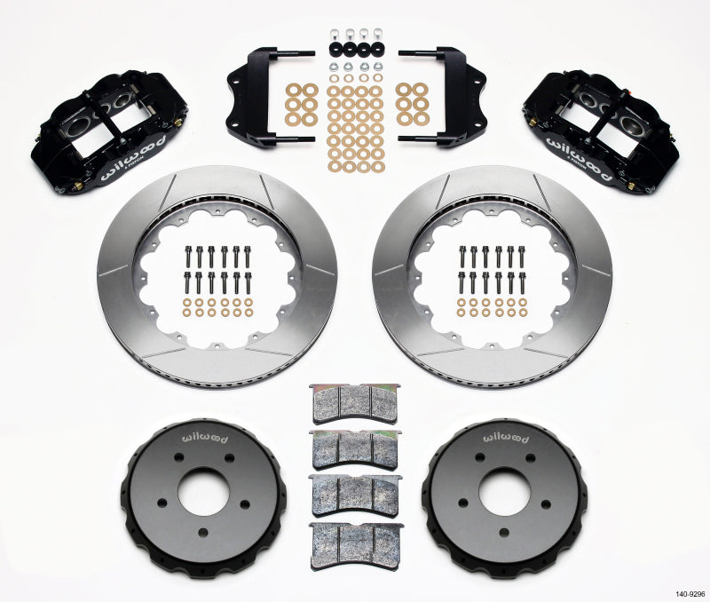 Wilwood 140-9296 Narrow Superlite 6R Front Big Brake Kit 14.00in Rotors with Lines - 2004-2006 Pontiac GTO