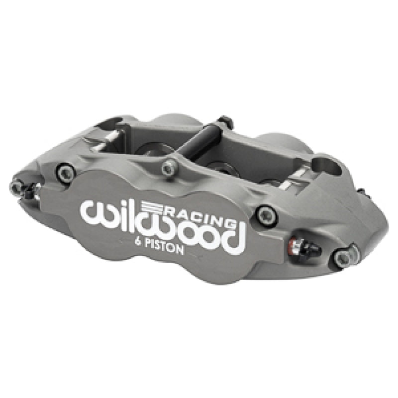 Wilwood Forged Narrow Superlite 6R Caliper Left-Hand Anodized, 1.62/1.12/1.12 in Pistons, .38 in Rotor - 120-17508