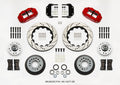 Wilwood Superlite 6R Forged Front Big Brake Kit 14.00in Drilled Red - Magnum Force Drop Spindle