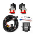 Wilwood 140-18031-RD Electronic Parking Brake Kit - Red Caliper, 0.62 Rotor, Switch Harness and Controller
