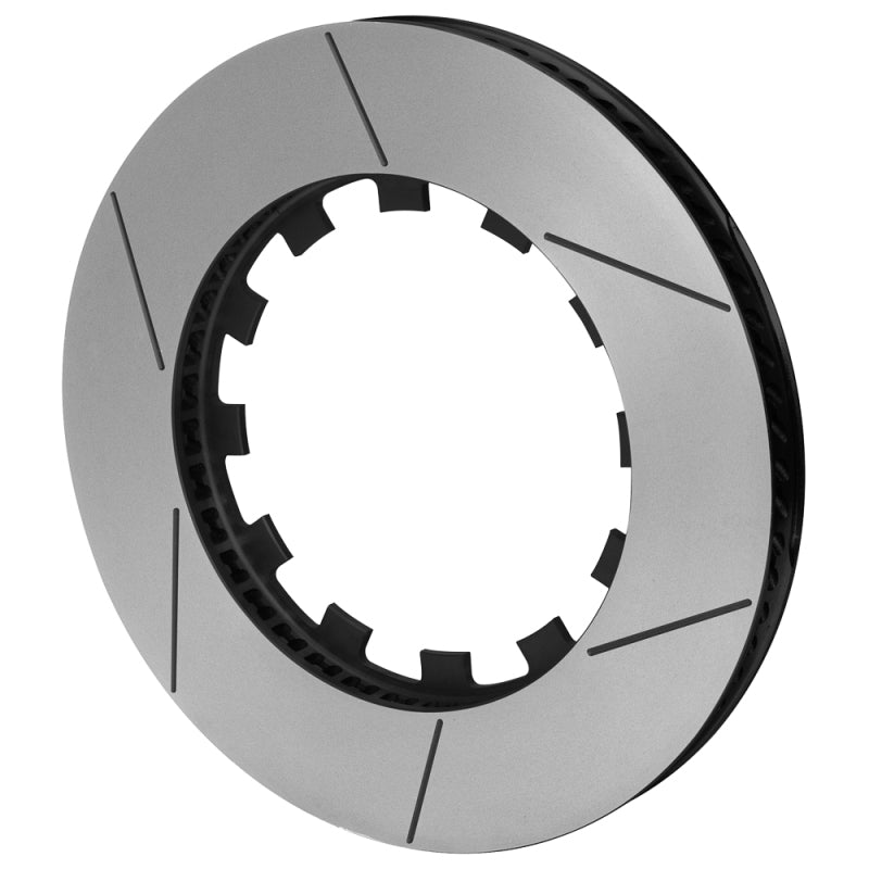 Wilwood 160-14917-GTB GT 72 Curved Vane Spec-37 Right Brake Rotor, 12x8.80, Black