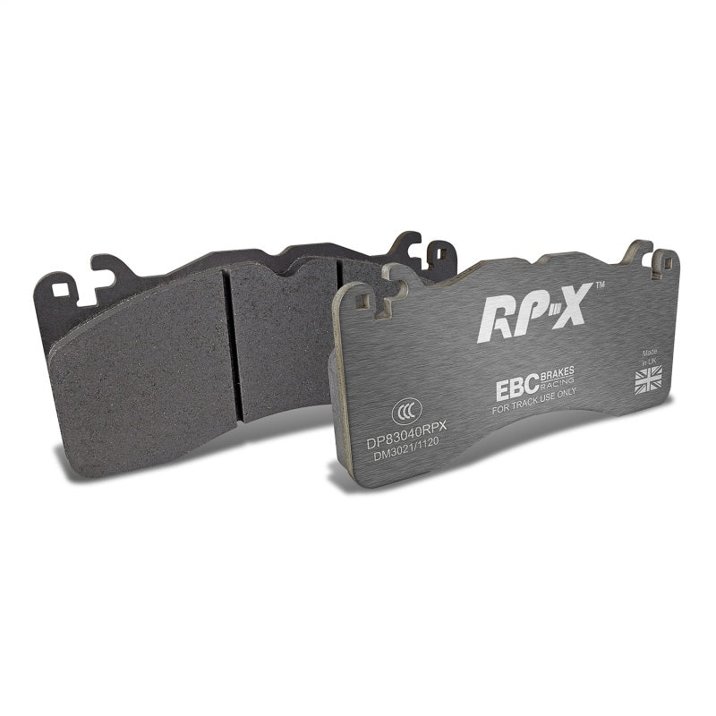 EBC Racing RP-X Track and Race Front Brake Pads DP83040RPX - 2015+ Ford Mustang 2.3L Turbo with GT Performance Package
