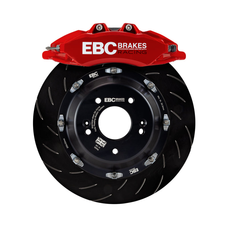 EBC Racing 6-Piston Apollo Front Big Brake Kit 355mm Rotors Red - 2019 BMW M235i F44