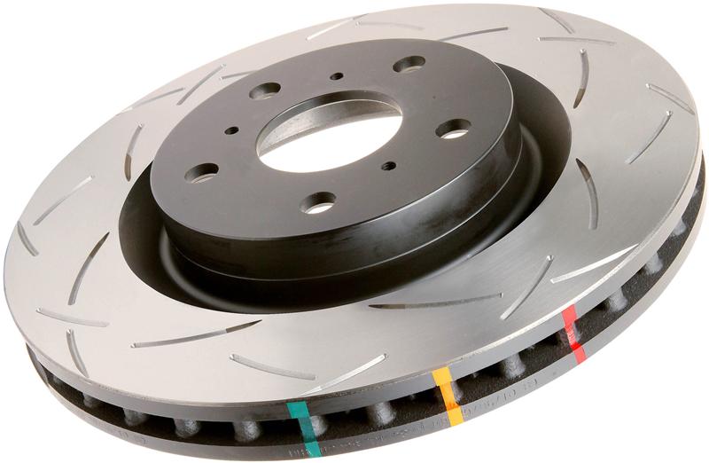 DBA 4000 Series T3 Front Slotted Brake Rotor DBA42968S - 2016-2017 Ford Focus RS