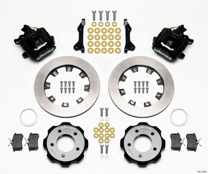 Wilwood Combination Parking Brake Rear Kit 140-11979 - 12.19in Vented Rotor - 2006-Up Honda Civic / CRZ