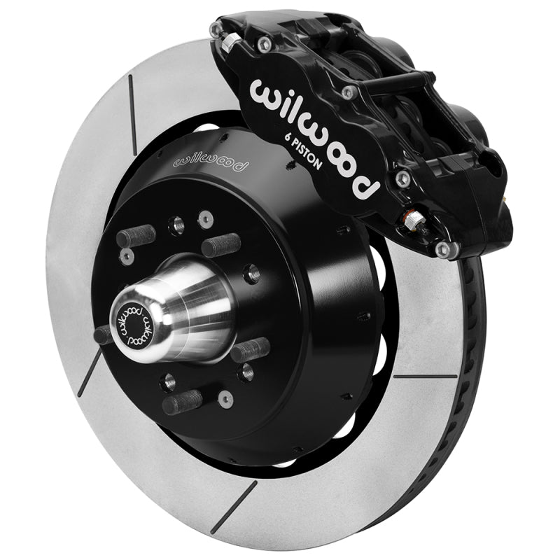 Wilwood 140-16496 Forged Narrow Superlite 6R Front Big Brake Kit 14.00in GT Rotors - 1970-1973 Ford Mustang