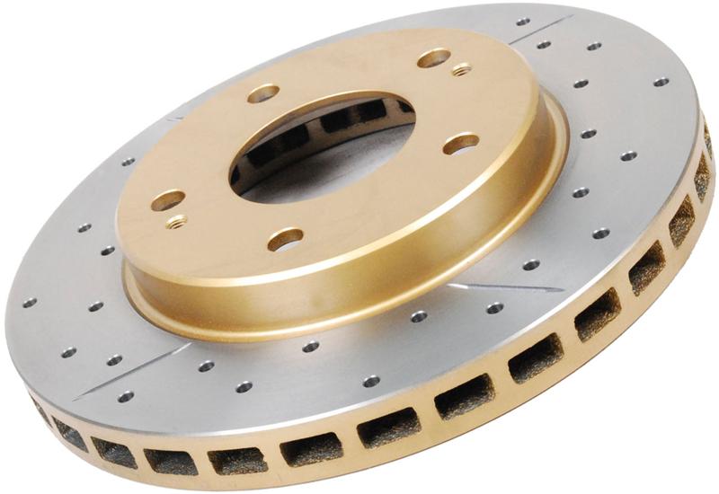 DBA Street Series XGold Rear Drilled and Slotted Brake Rotor DBA2659X-10 - 2012+ Subaru BRZ / Scion FR-S