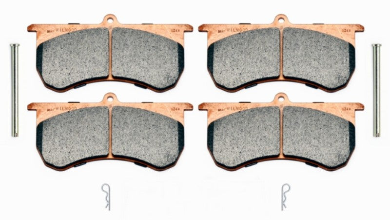 Wilwood 150-10479-PS Metallic Brake Pad Set 9115 with Pins and Clips - GNX4 / HVC1