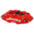 Wilwood Superlite FNSL6R-DS Dust-Seal Six-Piston Caliper, Left, Red, 1.25in Rotor