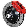 Wilwood Superlite 6R Brake Kit 14in Drilled and Slotted Rotor Red - 1955-1957 Chevrolet Bel Air