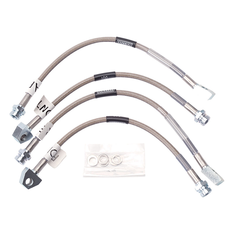 Russell Performance Stainless Steel Braided Brake Line Kit 692010 - 1984-1987 Chevrolet Corvette