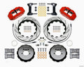 Wilwood 140-12875-DR Red Narrow Superlite 6R Front Big Brake Kit, 14.00in Drilled Rotors, Lines - 1999-2012 Subaru WRX