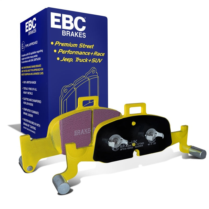 EBC Yellowstuff DP42290R Front Brake Pad Set - 2018 and Newer Audi A4 Allroad Quattro 2.0L Turbo