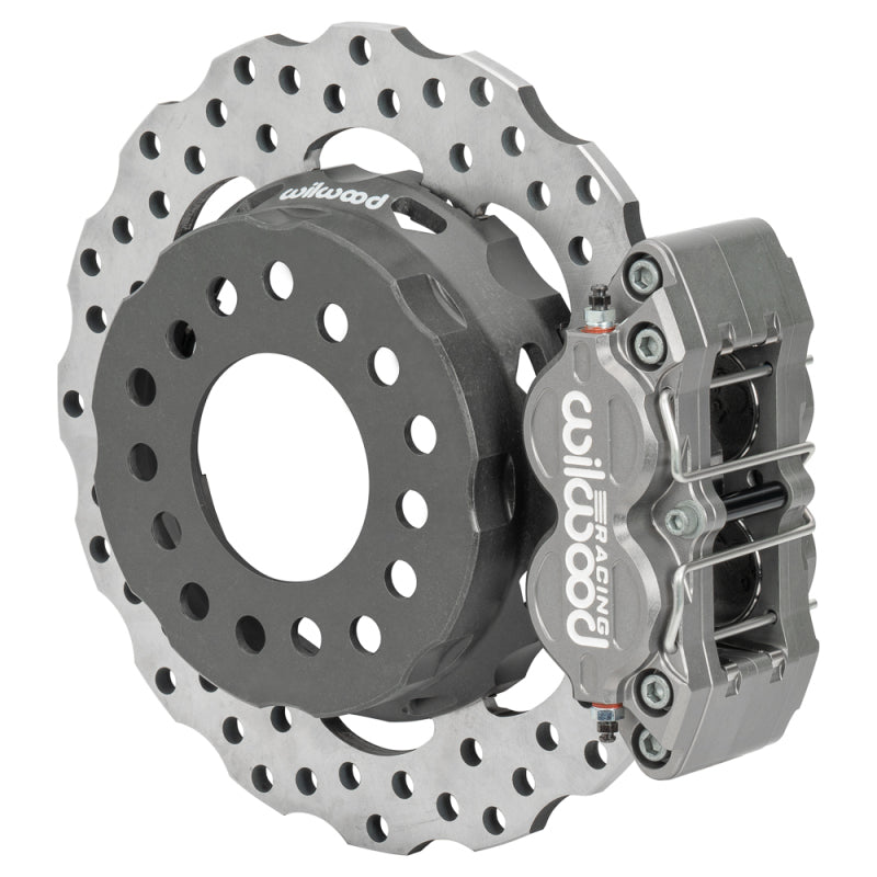 Wilwood 140-17875-D Big Ford New Style Rear Drag Brake Kit - Dynapro SA Lug Drive, Dynamic Single, 2.36in Offset