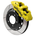 Wilwood Aero6 Front Brake Kit 14in Slotted Rotor Yellow - 1999-2012 Porsche 911 (996/997)