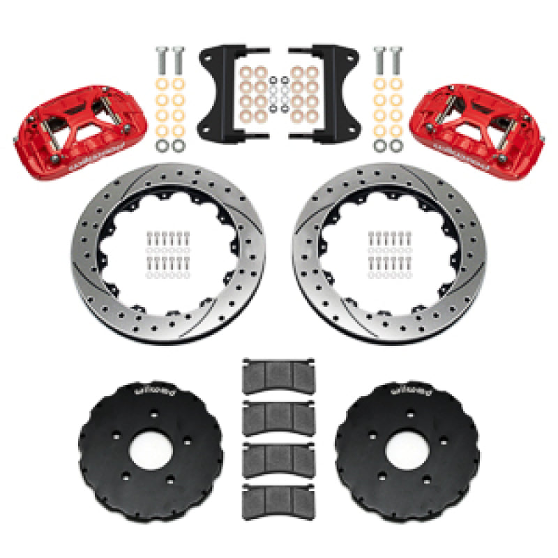 Wilwood XRS6R Forged Front Big Brake Kit 13.06in SRP Rotor Red - 2014-2019 Chevrolet Corvette C7
