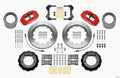 Wilwood 140-13330-R Forged Narrow Superlite 4R Front Big Brake Kit 14.00in Rotors, Red, with Lines - 1976-1977 Ford Bronco Dana 44