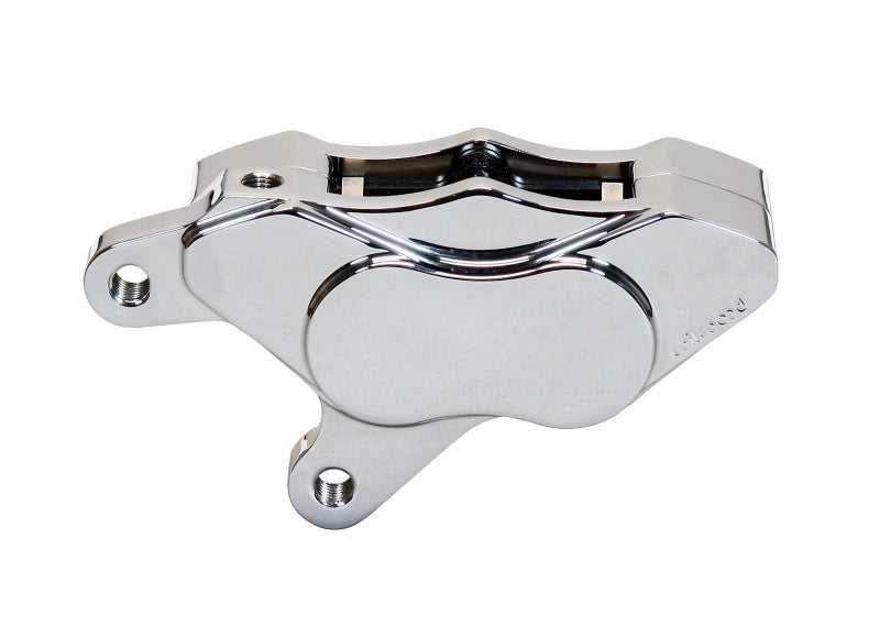 Wilwood GP310 4-Piston Motorcycle Caliper 120-7739 - Chrome, Left-Hand Front, 2000-2007 Harley-Davidson