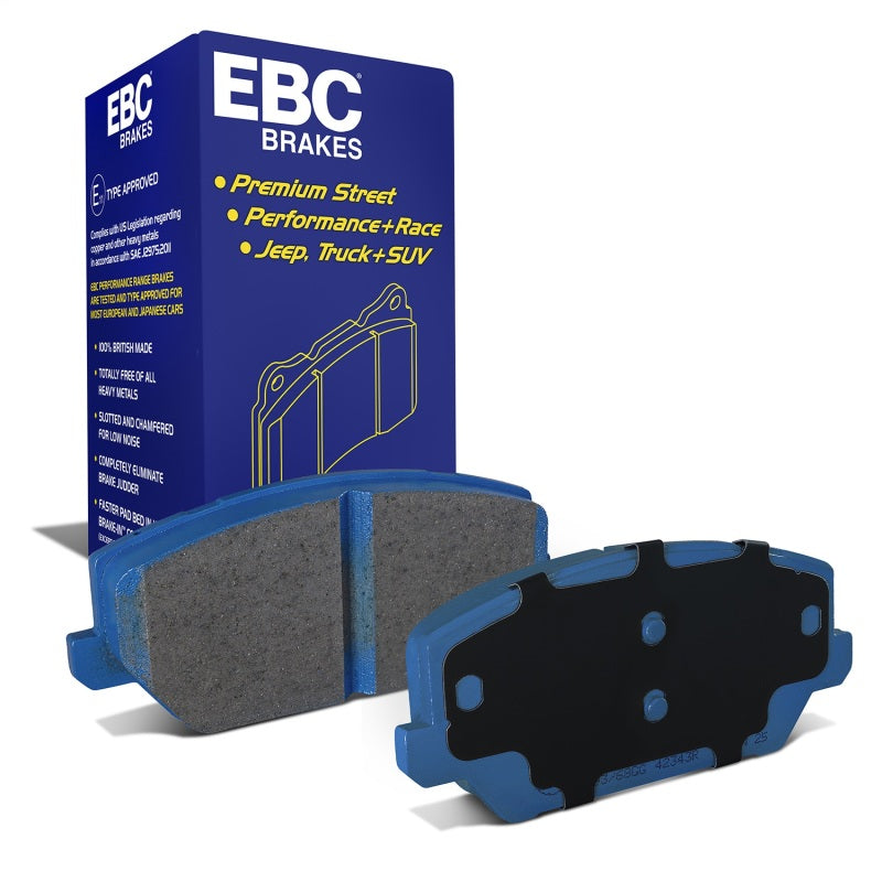 EBC Bluestuff NDX Front Brake Pads DP52343NDX - 2019 and Newer Hyundai Veloster N 2.0T Second Generation