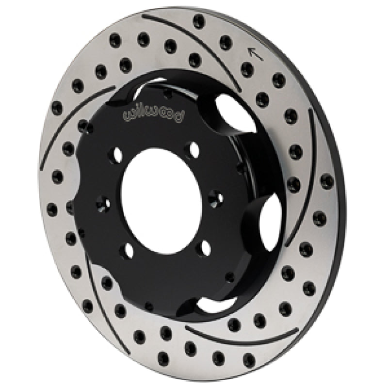 Wilwood 140-17644-D Pro-Matrix Rear Drilled Rotor Kit - 2001-2005 Mazda Miata Sport