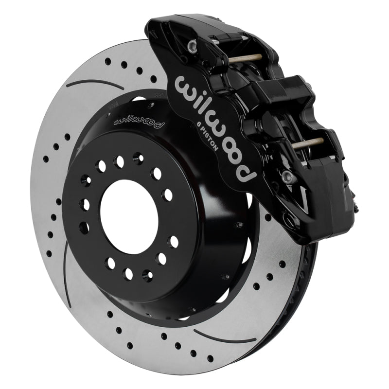 Wilwood 140-17987-D AERO6 Front Kit 2 Inch Drop Pro Spindle 14.00 Inch SRP Rotor