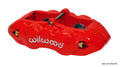 Wilwood D8-4 Rear Caliper 120-10526-RD - Red, 1.38in Pistons, 1.25in Disc, Forged Billet Aluminum
