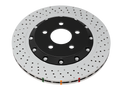 DBA 5000 Series Cross Drilled Rear Rotor - 2020+ Chevrolet Corvette C8 Z51 (DBA53929BLKXD)