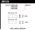 Hawk HB125F.650 HPS Street Brake Pads - 20-40% More Stopping Power