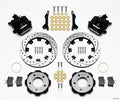 Wilwood Combination Parking Brake Rear Kit 140-11979-D - 12.19in Vented Drilled Rotors - 2006+ Honda Civic / CR-Z
