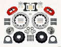 Wilwood Narrow Superlite 6R Front Big Brake Kit, Drilled Rotor, Red Calipers - TCI IFS Pinto-Based Spindle