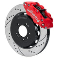 Wilwood 140-18253-DR Red Superlite 6R Front Big Brake Kit, 14.00in Drilled and Slotted Rotors - 1995-1998 Nissan Skyline