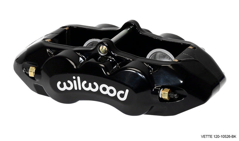 Wilwood D8-4 Rear Caliper 120-10526-BK - Black, 1.38in Pistons, 1.25in Disc, Billet Aluminum Body