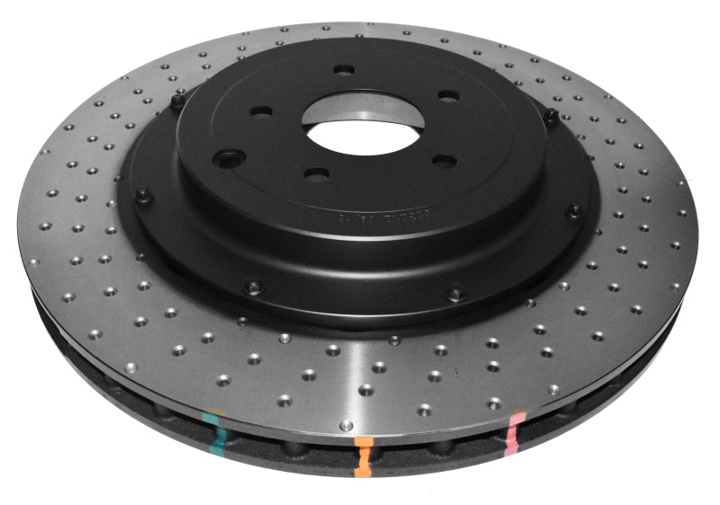 DBA 5000 Series Drilled Dimpled Front Rotor 2-Piece DBA52632BLKXD - 2012-2019 Jeep Grand Cherokee SRT8