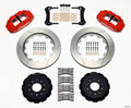 Wilwood 140-9298-R Forged Narrow Superlite 6R Front Big Brake Kit 14in Rotors Red - 1988-1993 Chevrolet Corvette C4