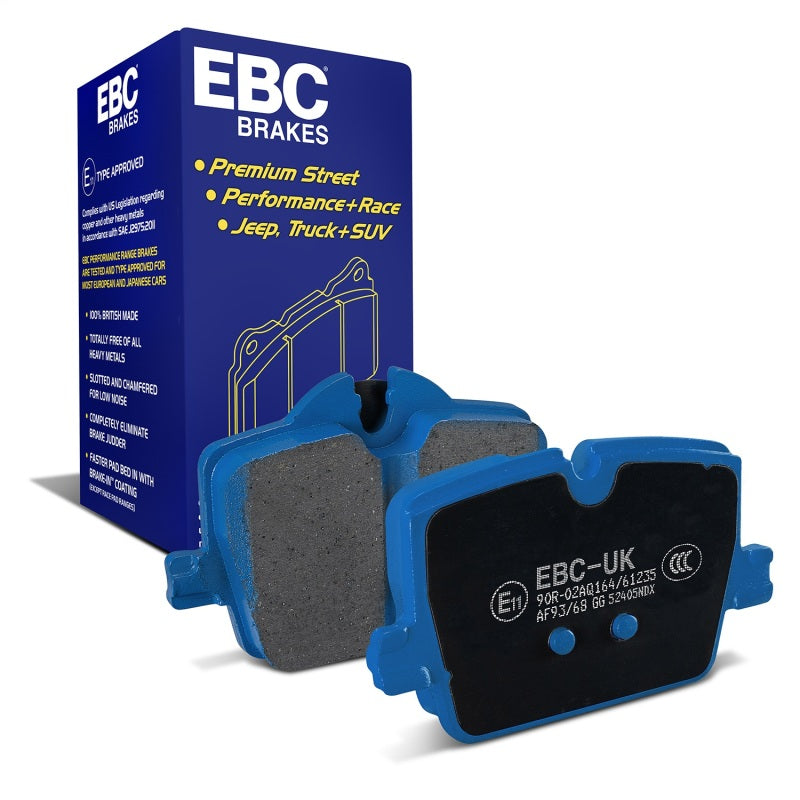 EBC Bluestuff NDX Rear Brake Pads - 2019 and Newer BMW Z4 G29 2.0T (DP52405NDX)