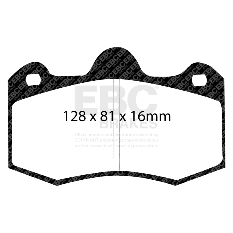 EBC Racing SR-21 Sintered Front Race Brake Pads - 2010-2016 Lotus Evora 3.5L